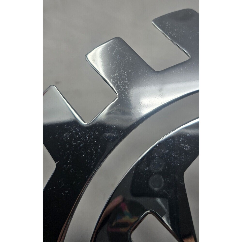 Vtg Kenworth Silver Metal Grille Emblem Tractor Trailer Semi Truck Badge 18.5" - Picture 9 of 14